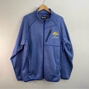 South Dakota State University SDSU Jackrabbits Blue Full Zip‎ Jacket Women’s XL